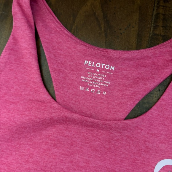 🎄🎁Peloton New Heathered Strappy Bra Pink Women’s M Sports Bra - Picture 7 of 10